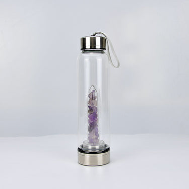 Natural Crushed Crystal Energy Water Cup - Soft Life Club