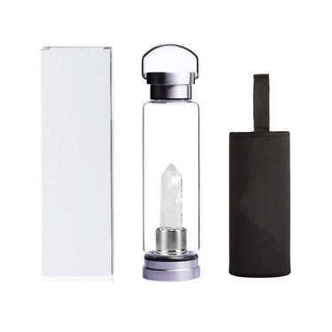 Energy Stone Water Bottle Glass Sports Water Cup Kettle - Soft Life Club