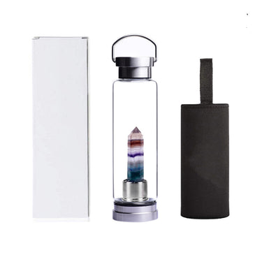 Energy Stone Water Bottle Glass Sports Water Cup Kettle - Soft Life Club