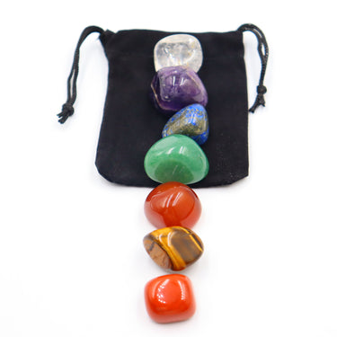 7pc Yoga Energy Chakra Crystals