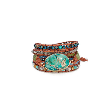 Imperial Stone Multilayer Braided Bracelet Jewelry - Soft Life Club