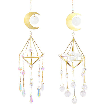 Crystal Garden Wind Chime Geometric Decorative Pendant - Soft Life Club