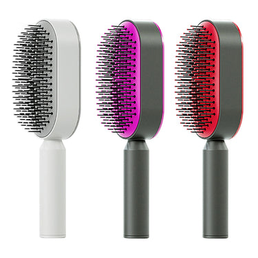 Massaging Self-Cleaning Hair Brush