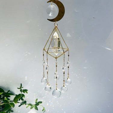 Crystal Garden Wind Chime Geometric Decorative Pendant - Soft Life Club